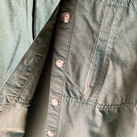 ExOffico Button-Down Shirt Long Sleeve Button Lightweight Front Mesh Yoke Collar - Picture 11 of 14